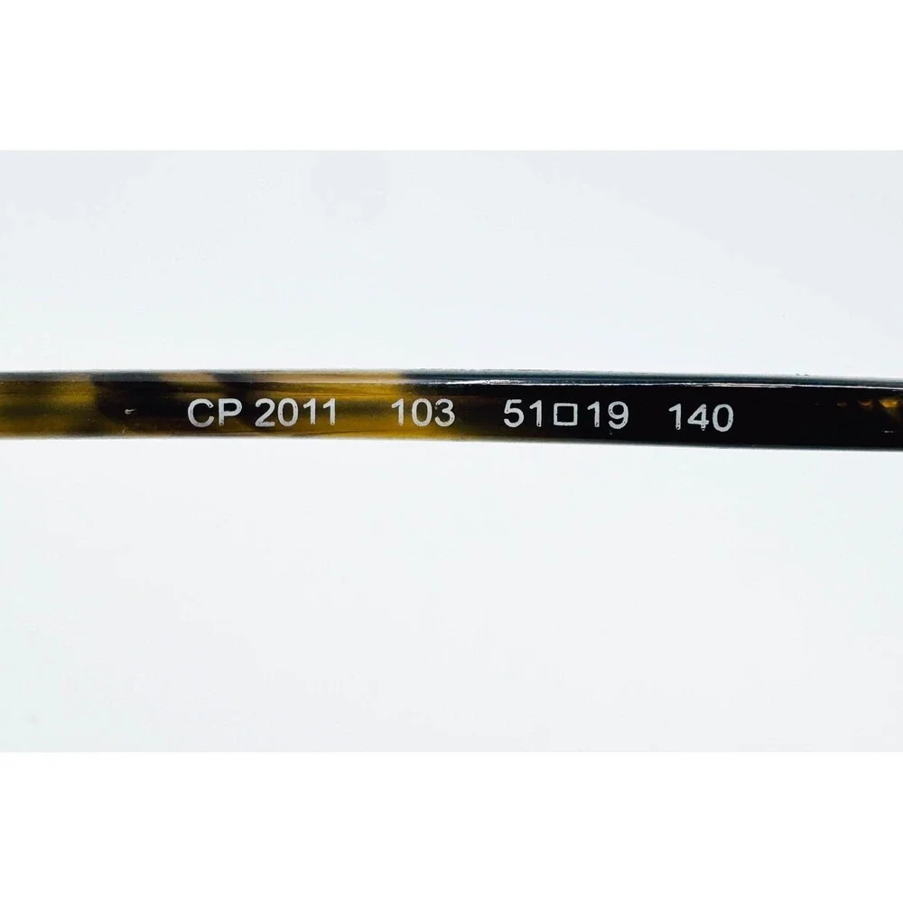 Chaps Eyeglasses Mens Brown Tortoise CP 2011 103 Half Rim 51-19-140